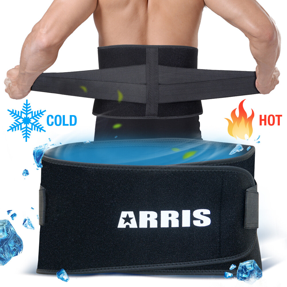 ARRIS Ice Pack for Back Ice wrap for lower back Pain Injuries Hot Cold Therapy