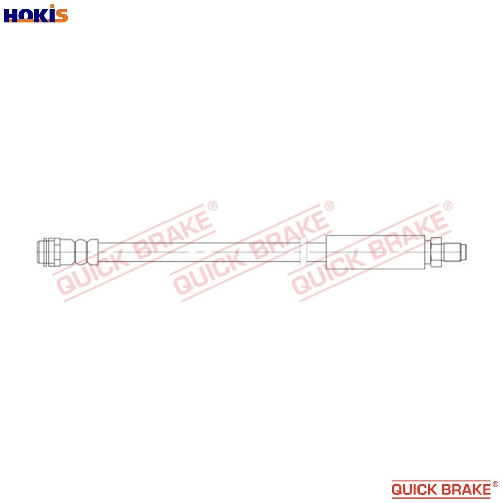 BRAKE HOSE 32.131 FOR MERCEDES-BENZ M 276.825 3.0L M 276.954 3.5L 6cyl SL 8cyl
