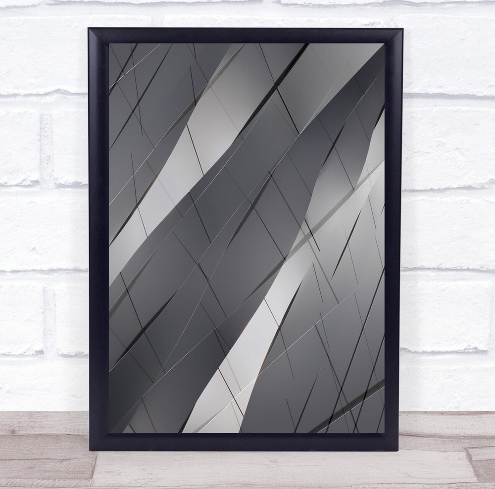 Architecture Jeroenvandewiel Abstract Shifting Wall Art Print