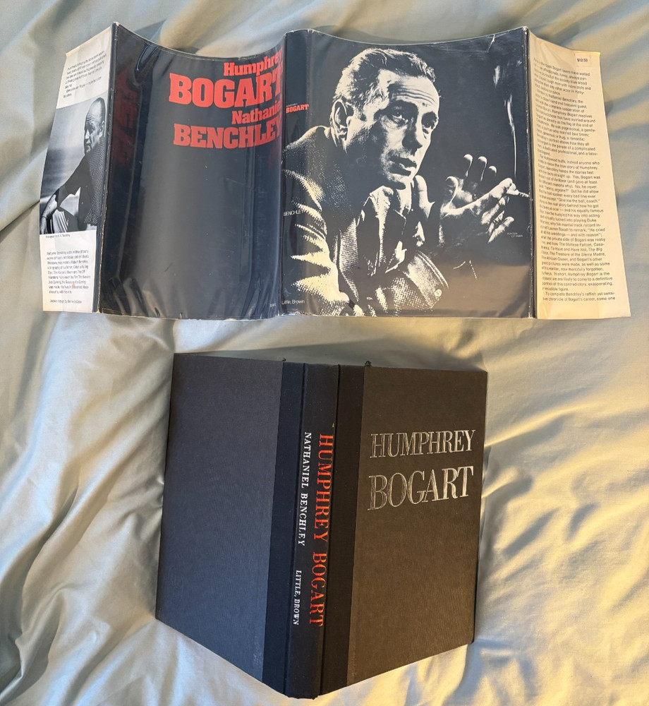 Humphrey Bogart by Nathaniel Benchley - biography movie tie-in VG+ 1975