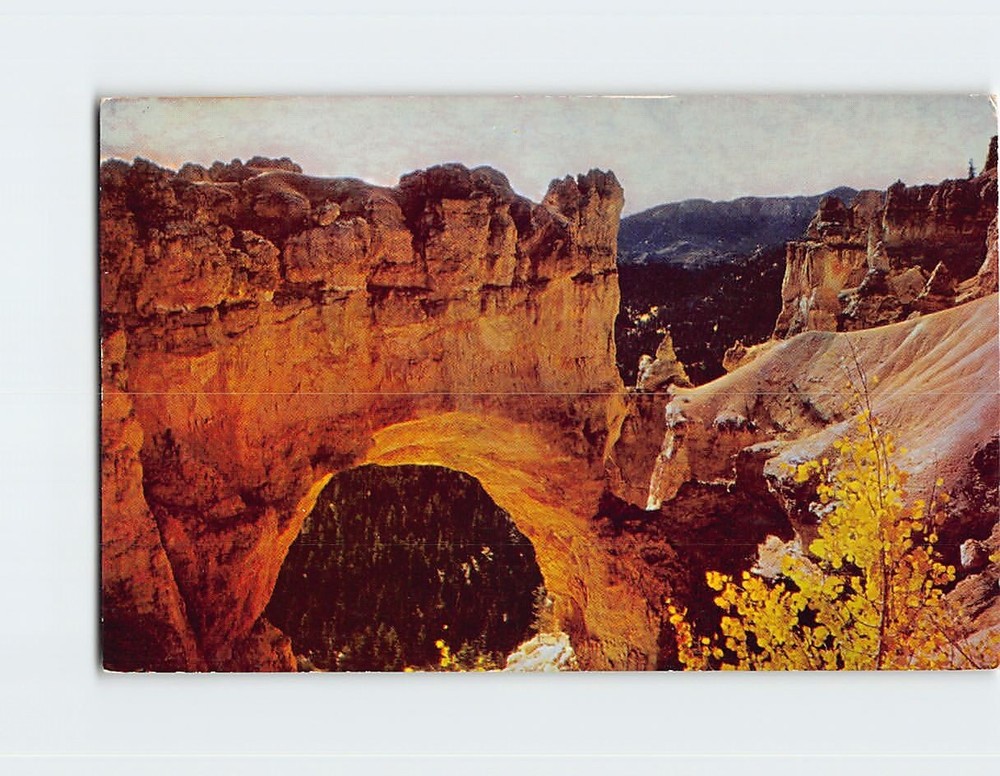 Postcard Natural Bridge Bryce Canyon National Park Utah USA