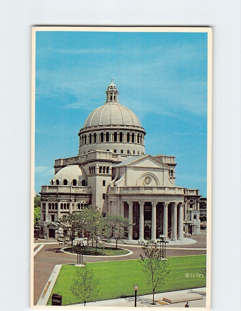 Postcard First Church of Christ Scientist Boston Massachusetts USA
