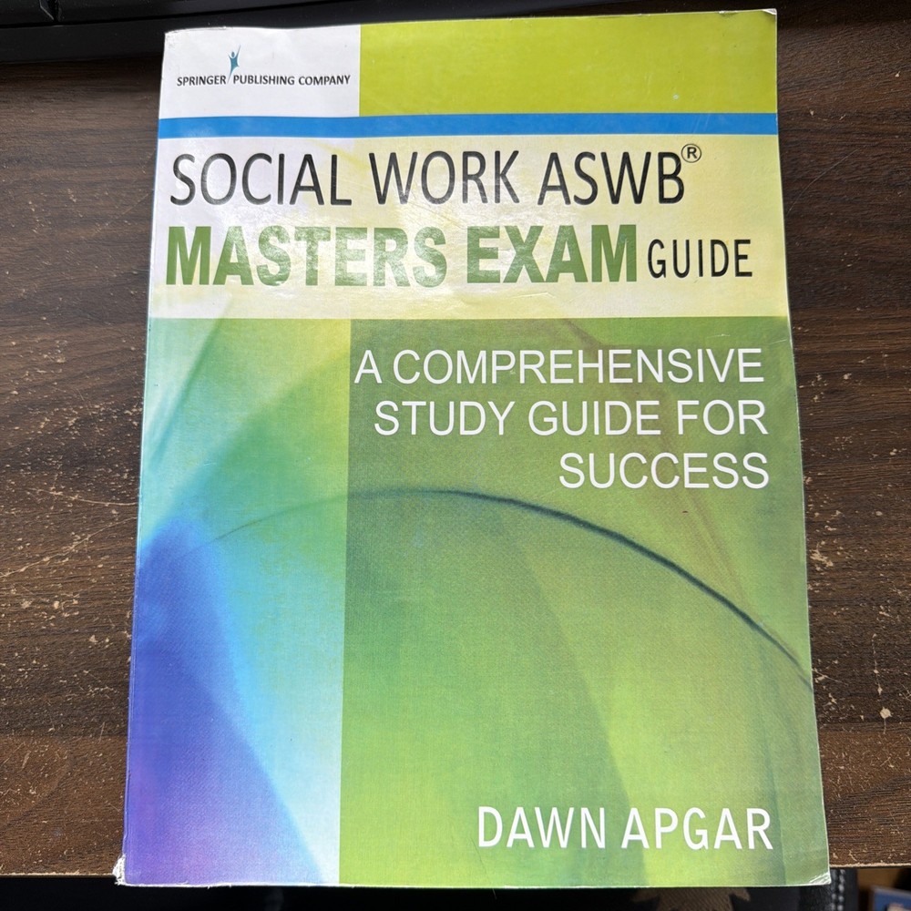 Social Work ASWB Masters Exam Prep Guide by Dawn Apgar (2015, Hardcover)
