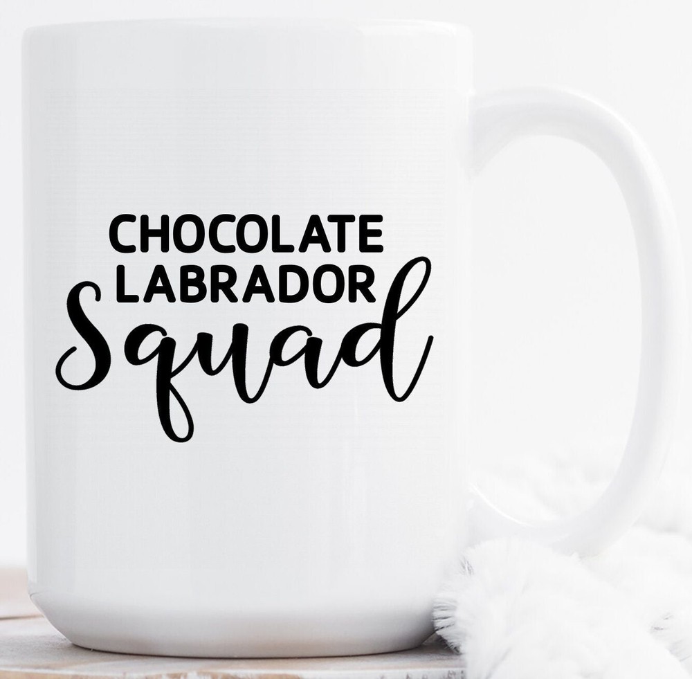 Funny Chocolate Lab Squad Mug - Perfect Gift for Lab Moms & Dads