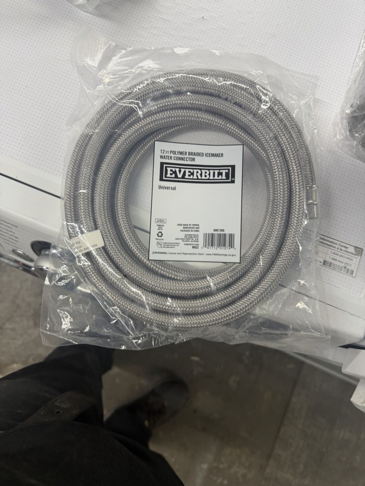 Refrigerator Water Line Ice Maker Braided 12 Pex Water Supply Lines Hose Fridge