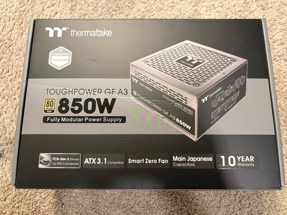 Thermaltake - Toughpower GF A3 850W 80 PLUS Gold PCIe Gen 5 ATX 3.0 Open Box