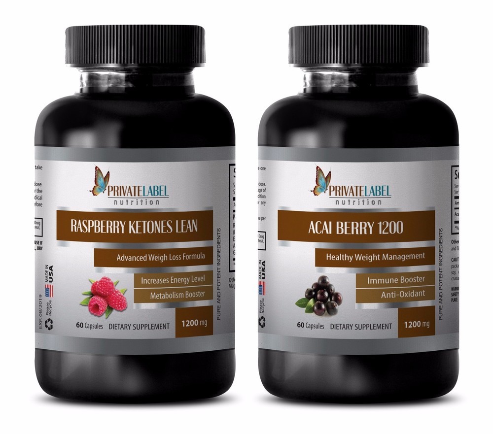 Antioxidant vegetable powder - RASPBERRY KETONES – ACAI BERRY COMBO - raspberry