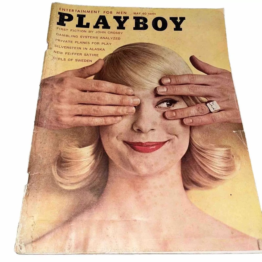Vintage Playboy Magazine May 1961 Girls Of Sweden - W/ Centerfold Vintage Media
