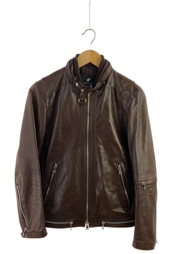 Loveless Leather Jacket Blouson/S/Sheep Leather/Brw/Plain 3503
