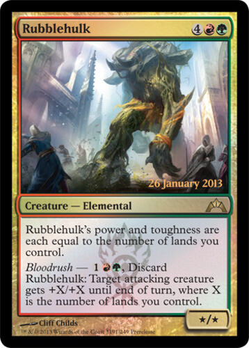 Pre-Release Promos - Rubblehulk - Foil - Prerelease Promo