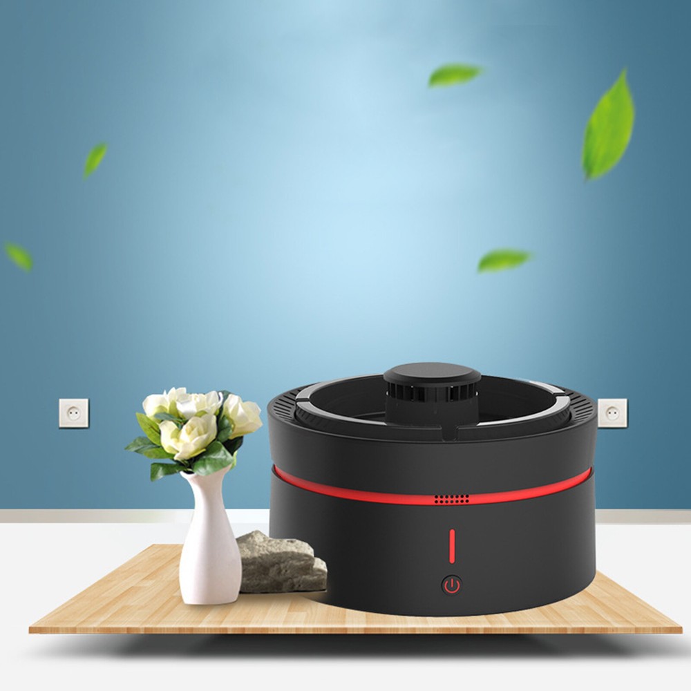 Smokeless Ashtray Odor Eliminator – Premium Cigarette Smoke Grabber in Black