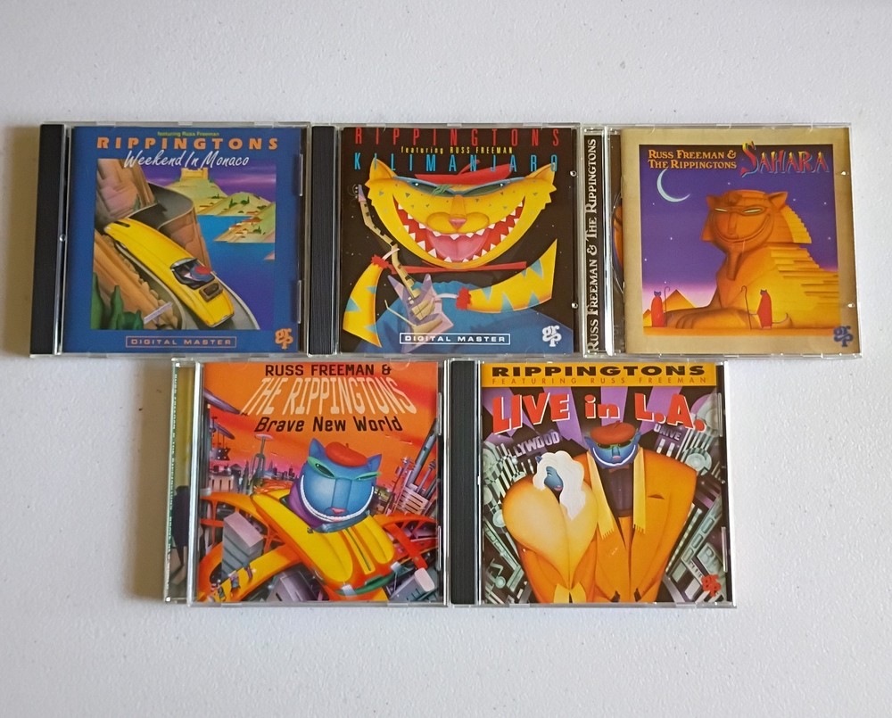 Lot Of 5 The Rippingtons CDs - Smooth Jazz - Jazz Fusion - Contemporary Jazz*