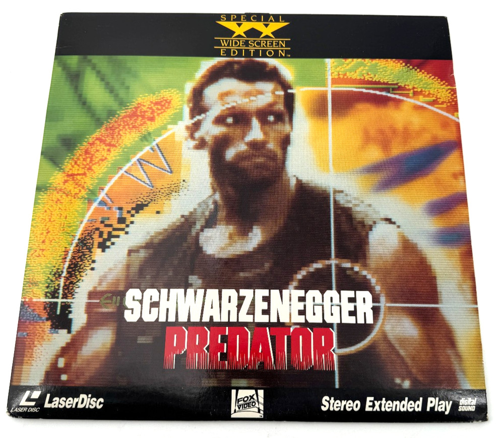 Predator Rare LaserDisc Special Widescreen Edition Digital Sound Schwarzenegger