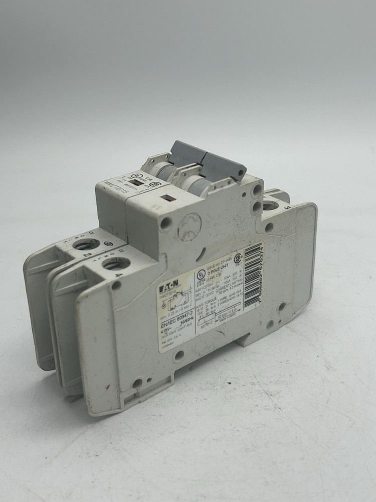 Eaton WMZT2C02 2A 10Ka Type C DP3493 2 Pole Circuit Breaker