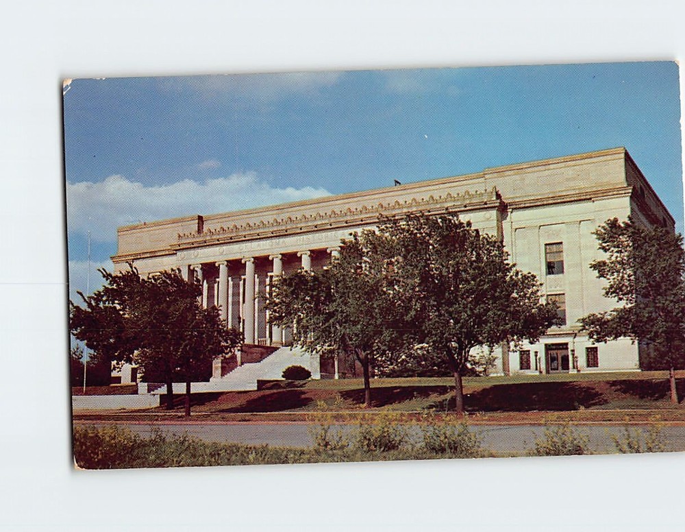 Postcard Oklahoma State Historical Society And Museum in Oklahoma City OK USA