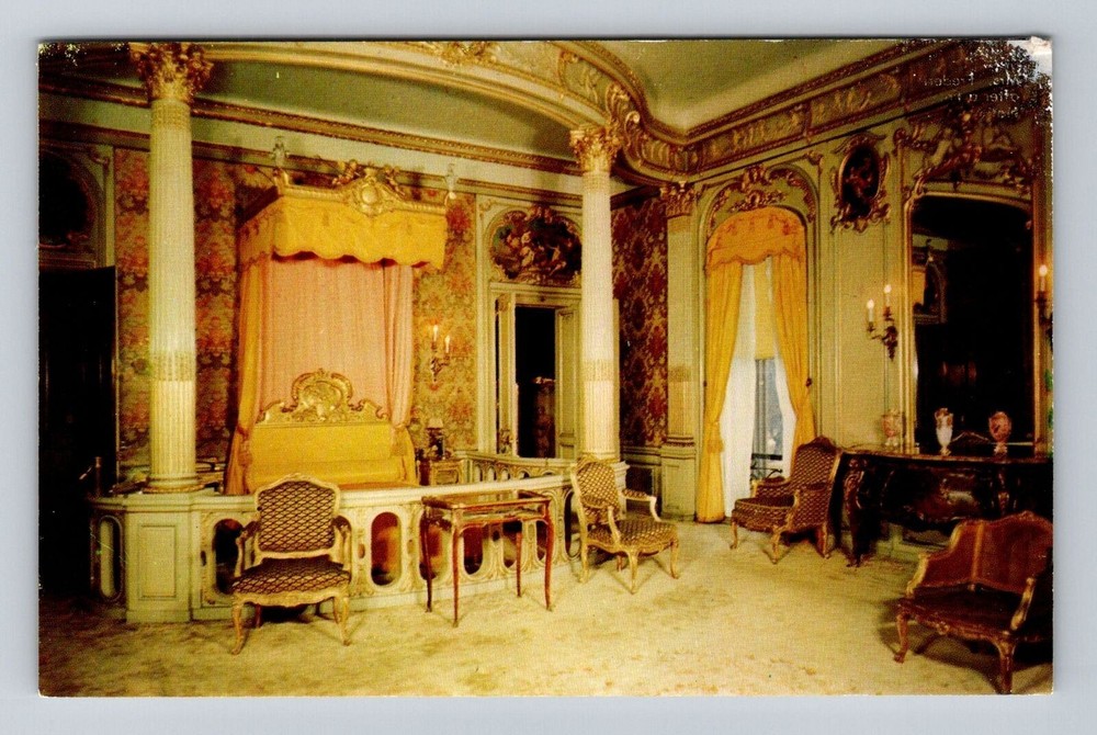 Hyde Park NY-New York, Vanderbilt Mansion Historic Site, Vintage Postcard