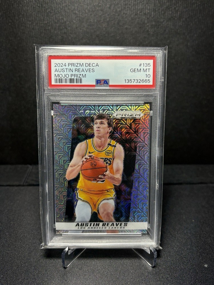 2024/25 Prizm Deca Austin Reaves mojo prizm /25 PSA 10 pop 1