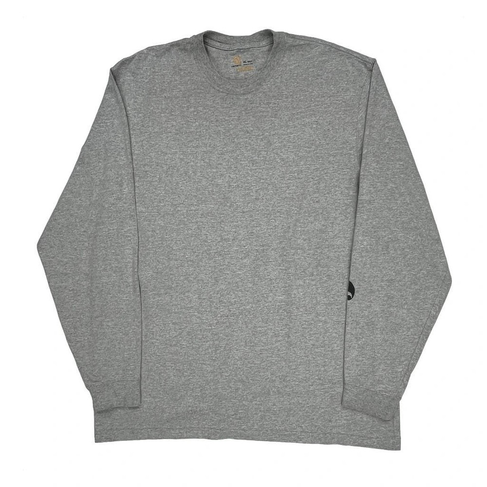 Carhartt Long Sleeve T-Shirt - XL Gray Cotton