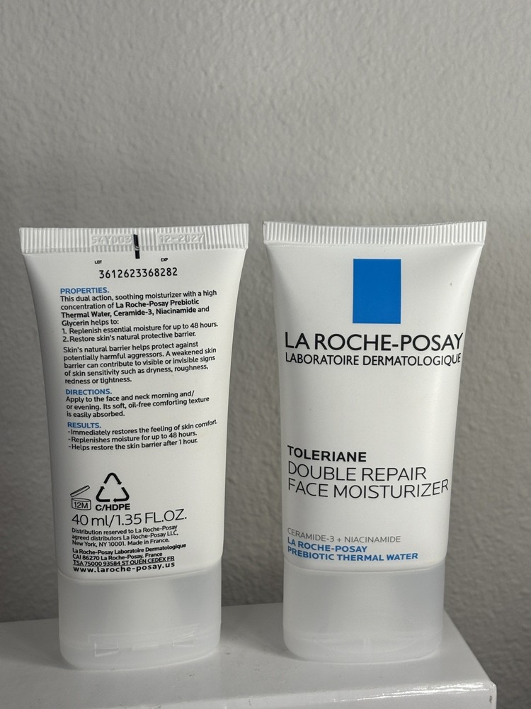 NEW La Roche-Posay Toleriane Double Repair Face Moisturizer 1.35 Oz/40ml (ONE!)