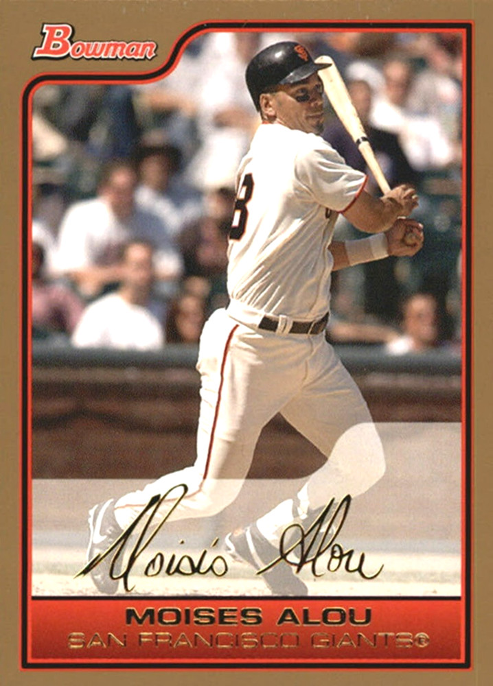 2006 Bowman GOLD #49 Moises Alou San Francisco Giants