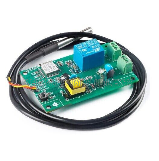 DS18B20 Digital Temperature & Humidity Remote Module Board Wi-Fi App Control