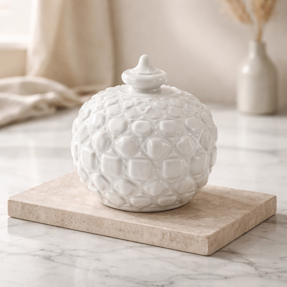 Westmoreland Old Quilt pattern milk glass lidded candy dish