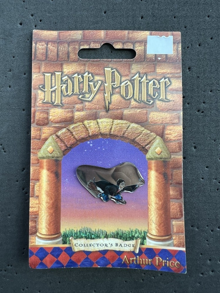 Harry Potter Pin - Harry Quidditch Snitch Nimbus 2000 - Sorcerers Stone