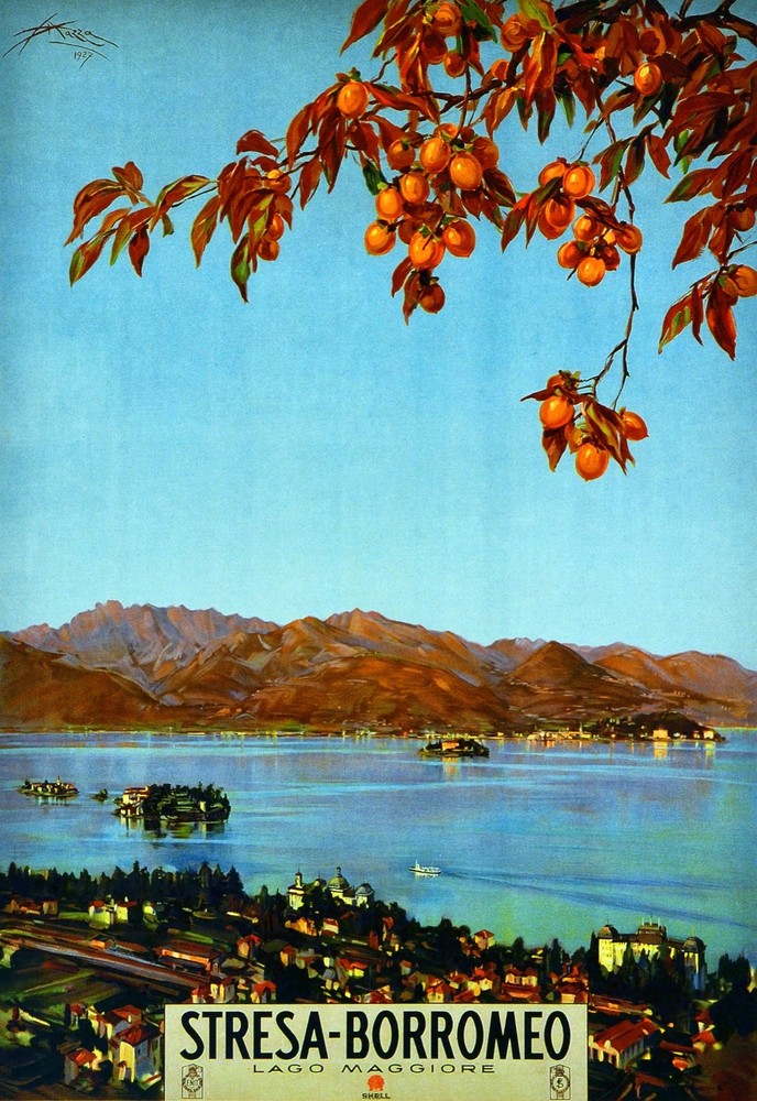 Poster print.Home Room Interior design.Travel Italy.Stresa.6564