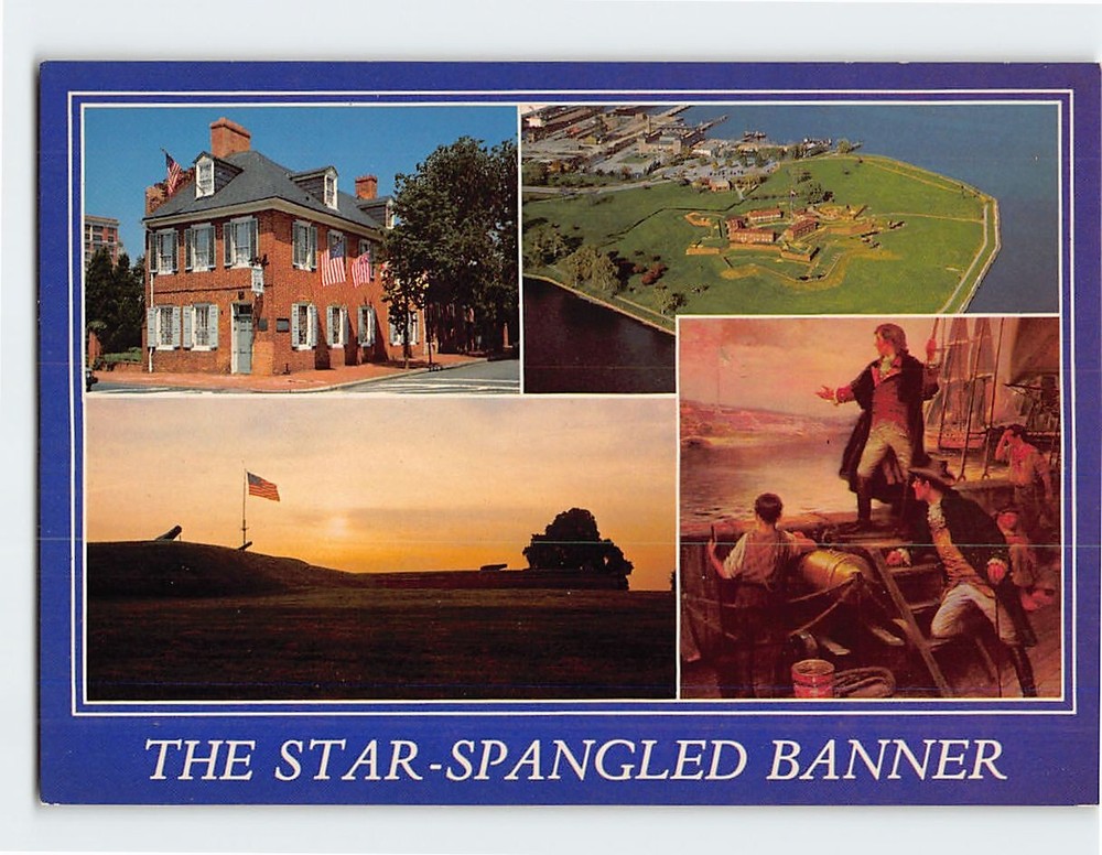 Postcard The Star-Spangled Banner Baltimore Maryland