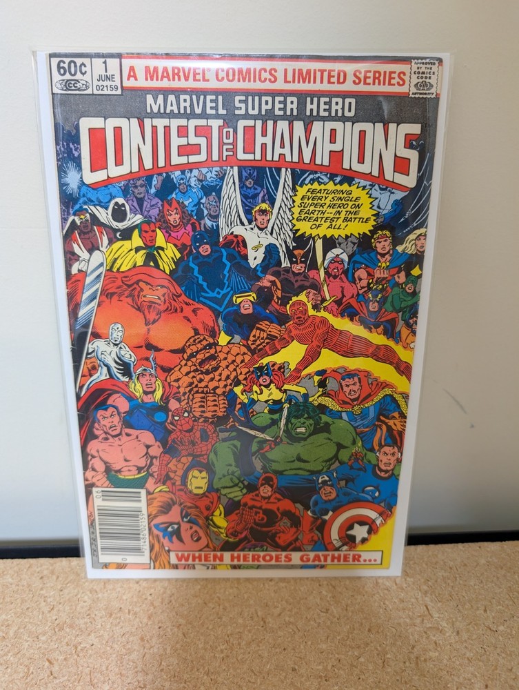 Marvel Super Hero Contest of Champions #1 1982 F Comics Newsstand Edition