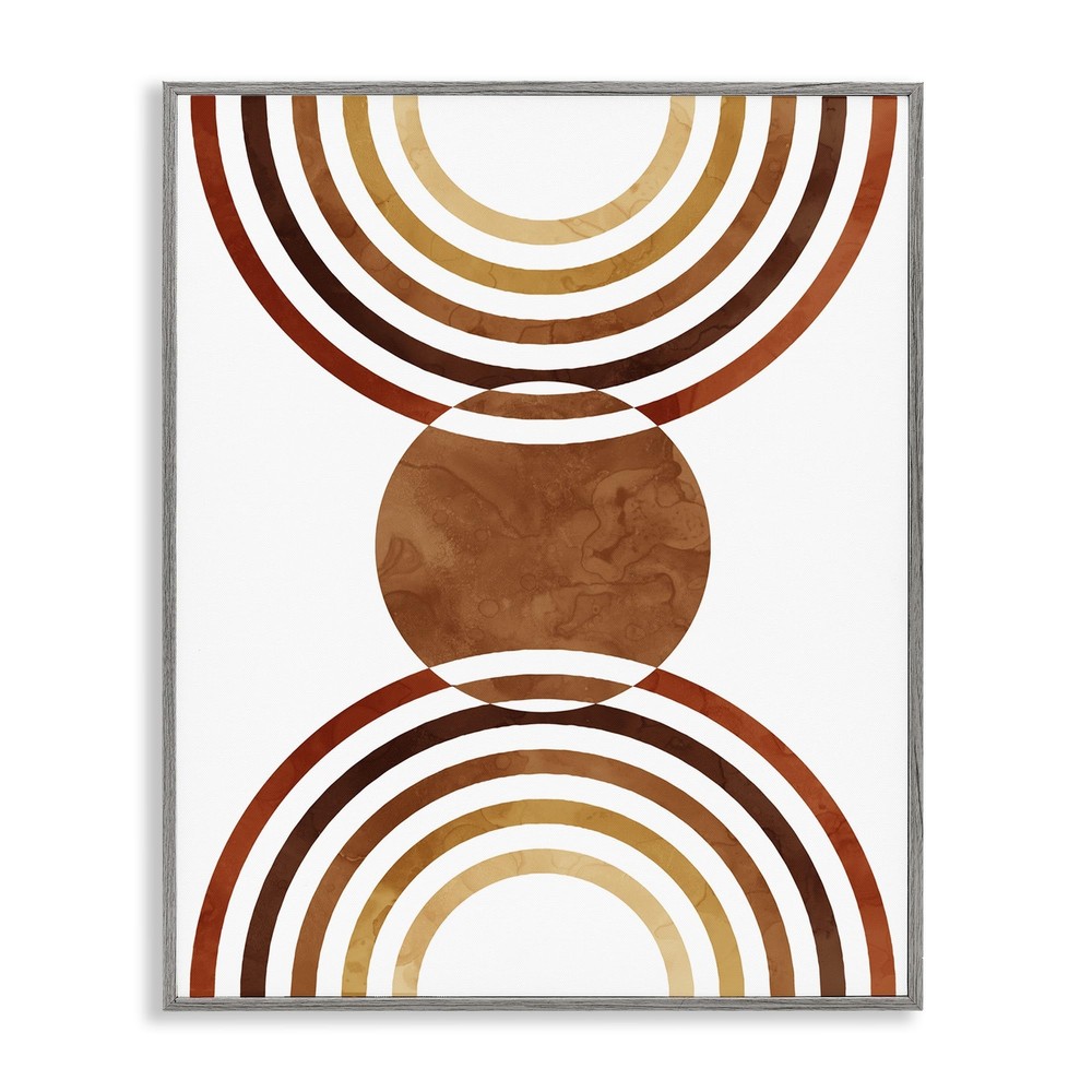 Boho Earthy Arches Framed Giclee Art by Lil' Rue