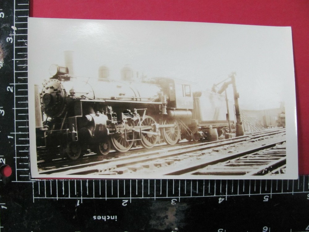 Bangor & Aroostook Railroad 4-6-0 Locomotive #243 B&W Old Photo Bangor Maine