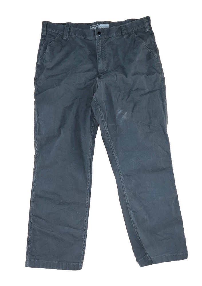 Carhartt 40 X 32 Relaxed Fit Dungarees Work Pants Gray 102291-039