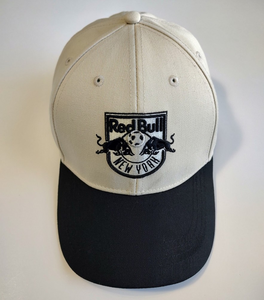 New York Red Bulls MLS Hat Cap Snapback Beige Black Primark Soccer Mens