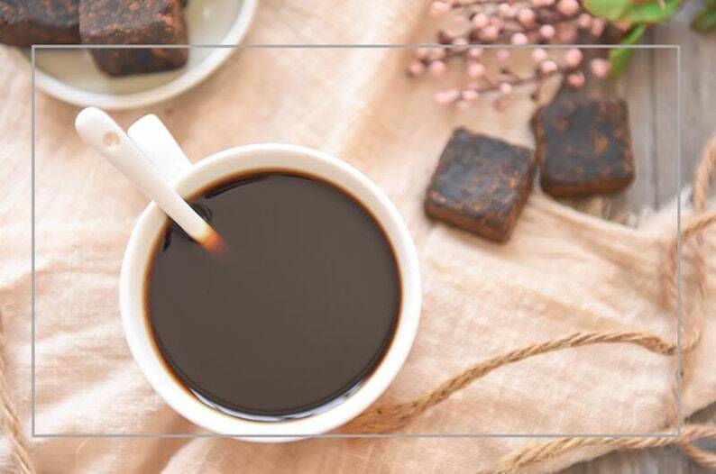 Dried Black Sugar by Hand Herbal Tea Pure Natural Makes A Healthy Tea