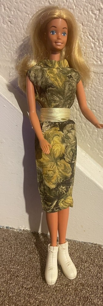 Vintage Barbie 1966 Hong Kong On Rear Malibu PJ Doll - Steffie Face flaws