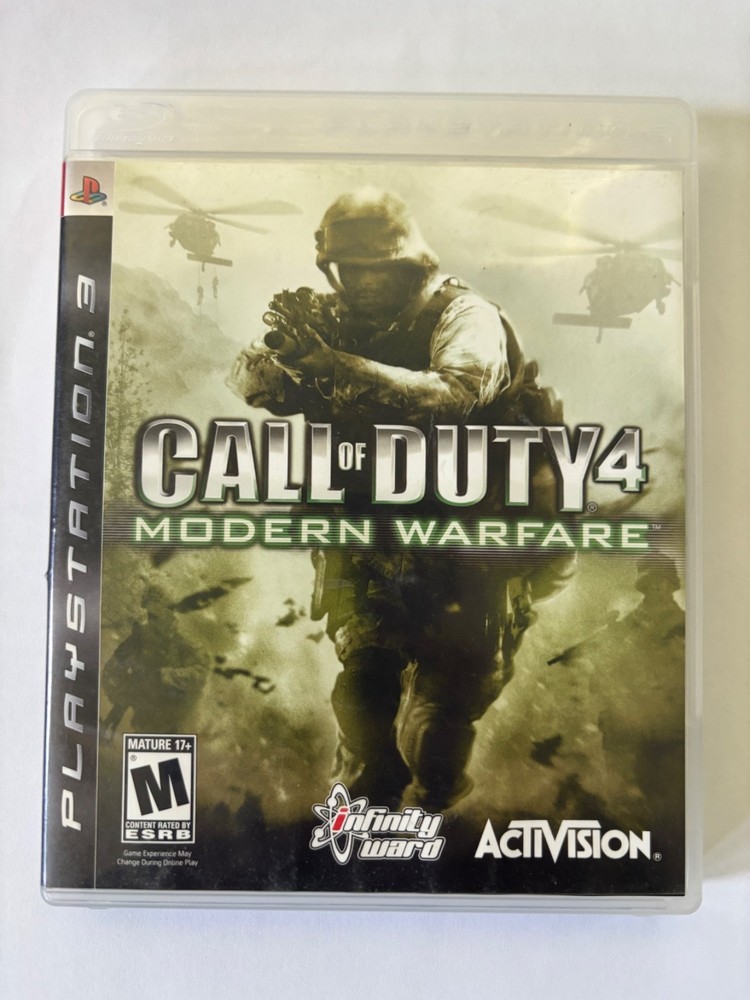 Call of Duty 4: Modern Warfare (Sony PlayStation 3 ps3, 2007) with manual CIB