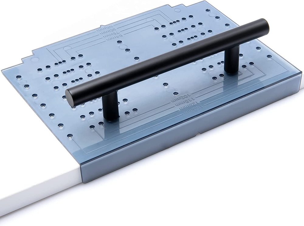 Ravinte Cabinet Handle Template Tool Drawer Knob Pull Drill Mounting for Hardwar