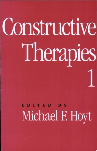 Constructive Therapies: Volume 1 by , Acceptable Book