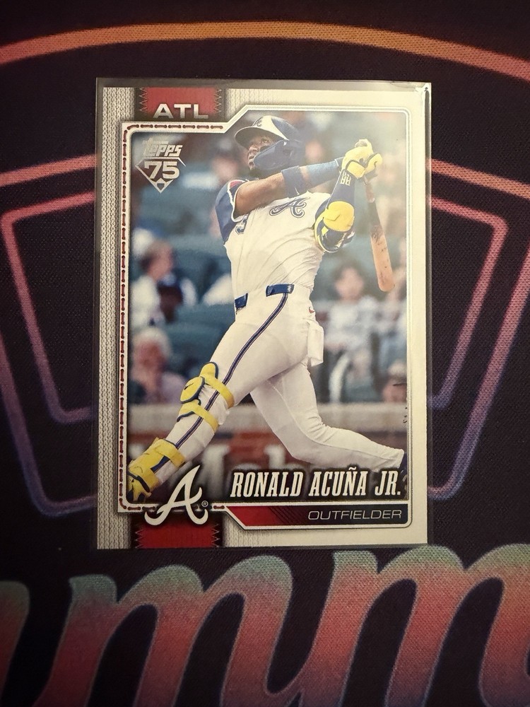 2026 Topps Series 1 #50 Ronald Acuna Jr Atlanta Braves