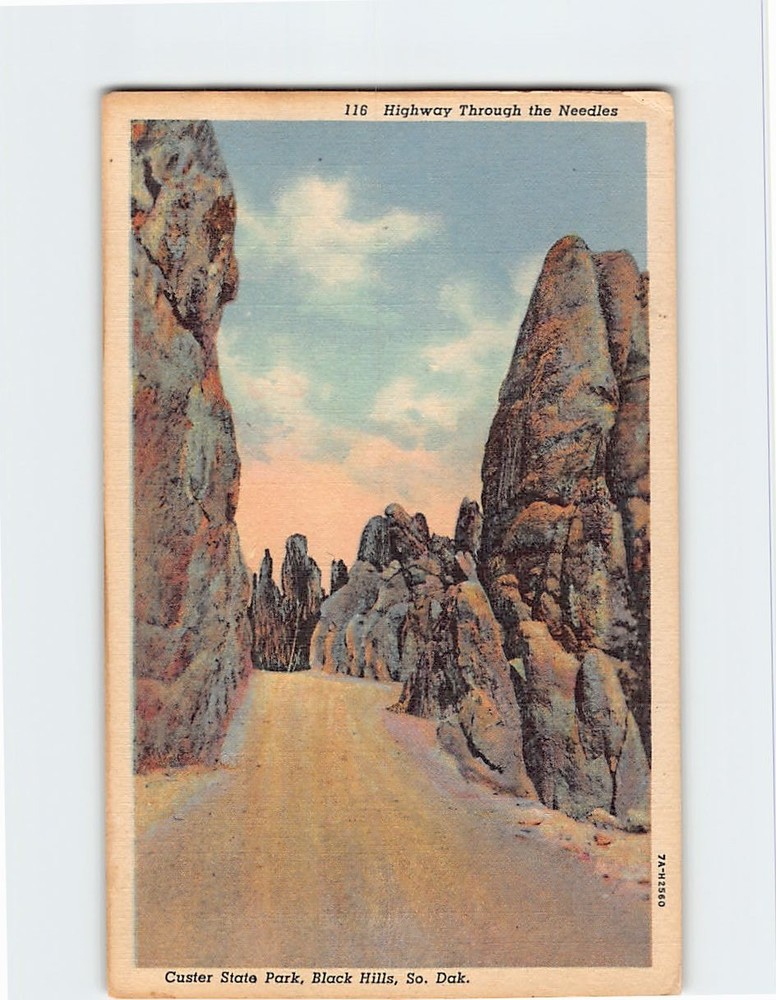 Postcard Highway Through the Needles Custer State Park Black Hills SD USA