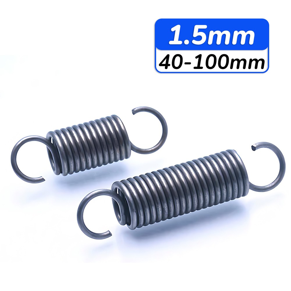 1.5mm Wire Dia Tension Extension Spring - Expanding & Extending