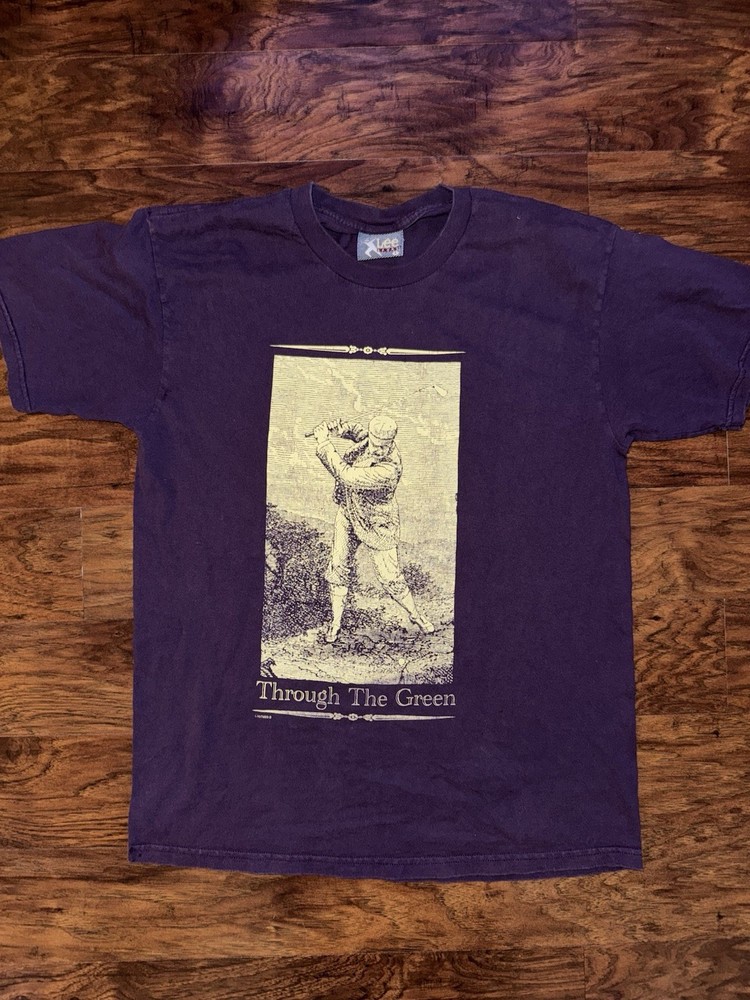 Vintage 90s Golfing T Shirt Large PGA The Masters Tiger Woods