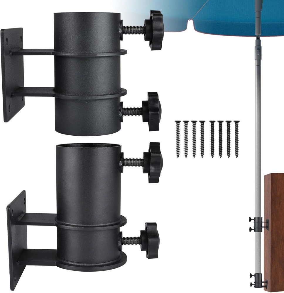 Patio Umbrella Holder Heavy Duty Deck Umbrella Mount Bracket Umbrella Holde...