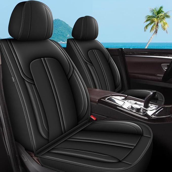 5-Sit Car Front&Rear Seat Cover Faux Leather Cushion For Nissan Murano 2011-2022