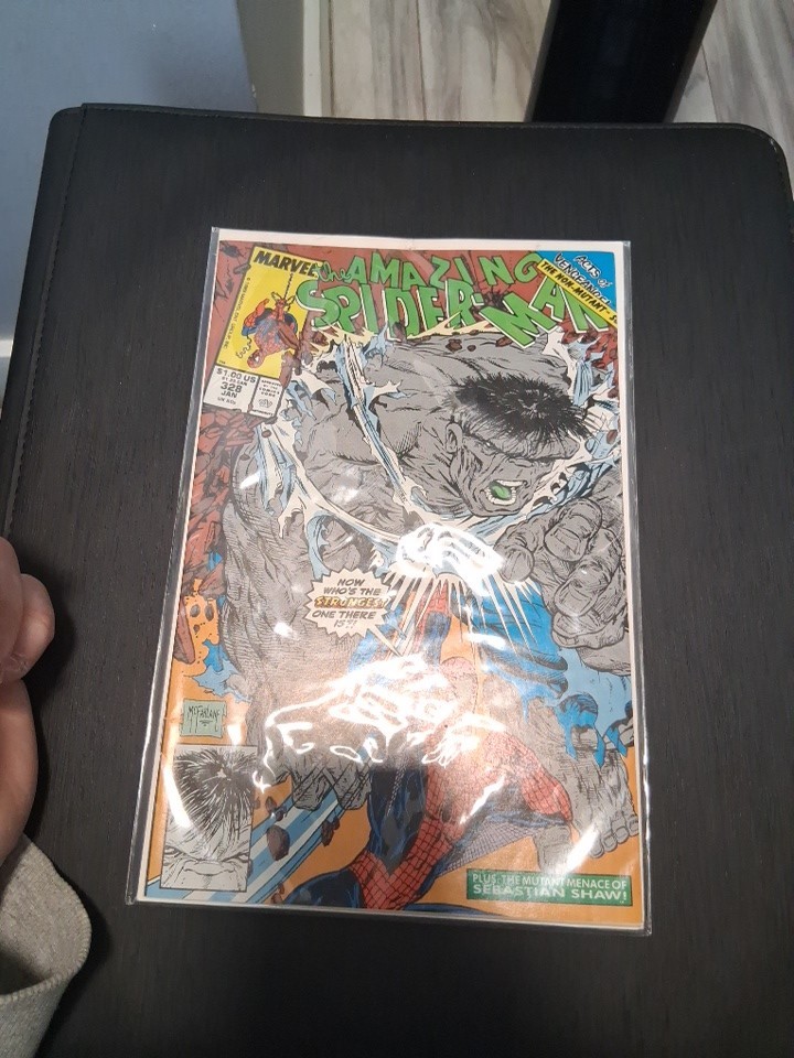 The Amazing Spider-Man #328 Newsstand Variant (Marvel Comics January 1990)