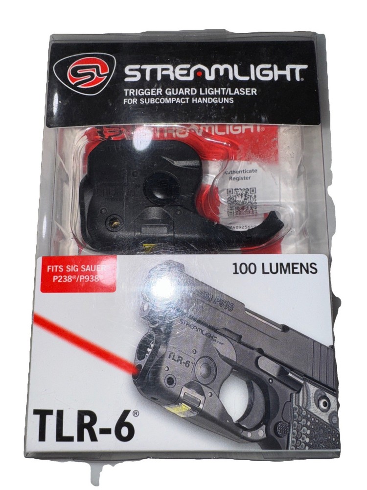 Streamlight TLR-6 Tactical Pistol Mount Flashlight - Black (69275)