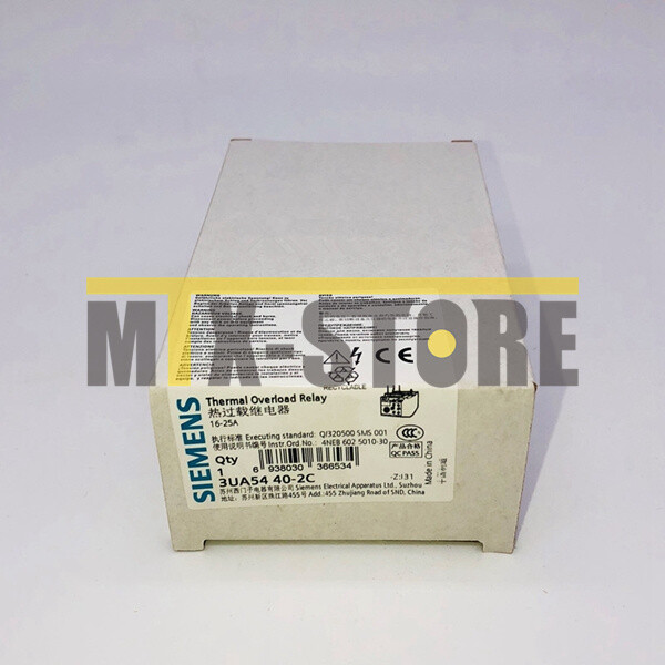 1PC Brand New 3UA5440-2C Siemens Thermal Overload Relay 16-25A 3UA5 440-2C