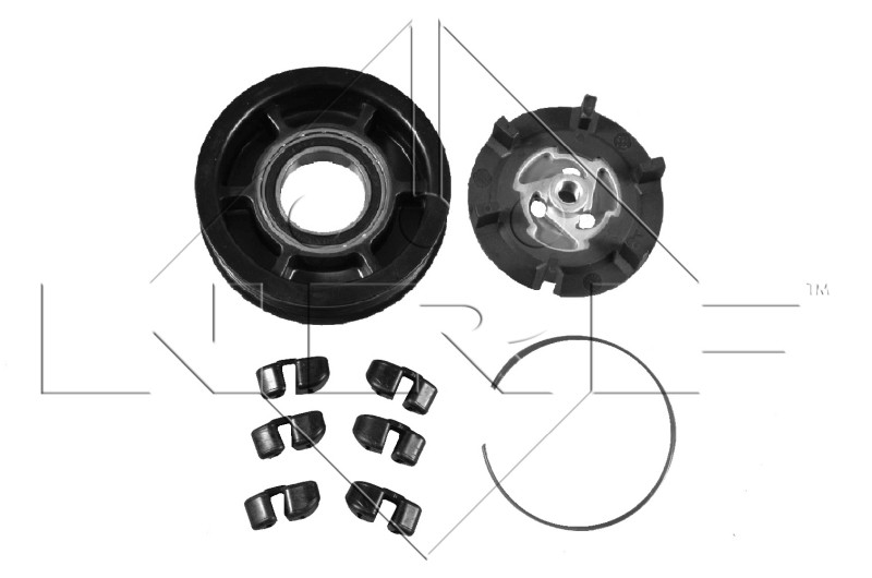380039 NRF magnetic clutch, air conditioning compressor for Mercedes-Benz