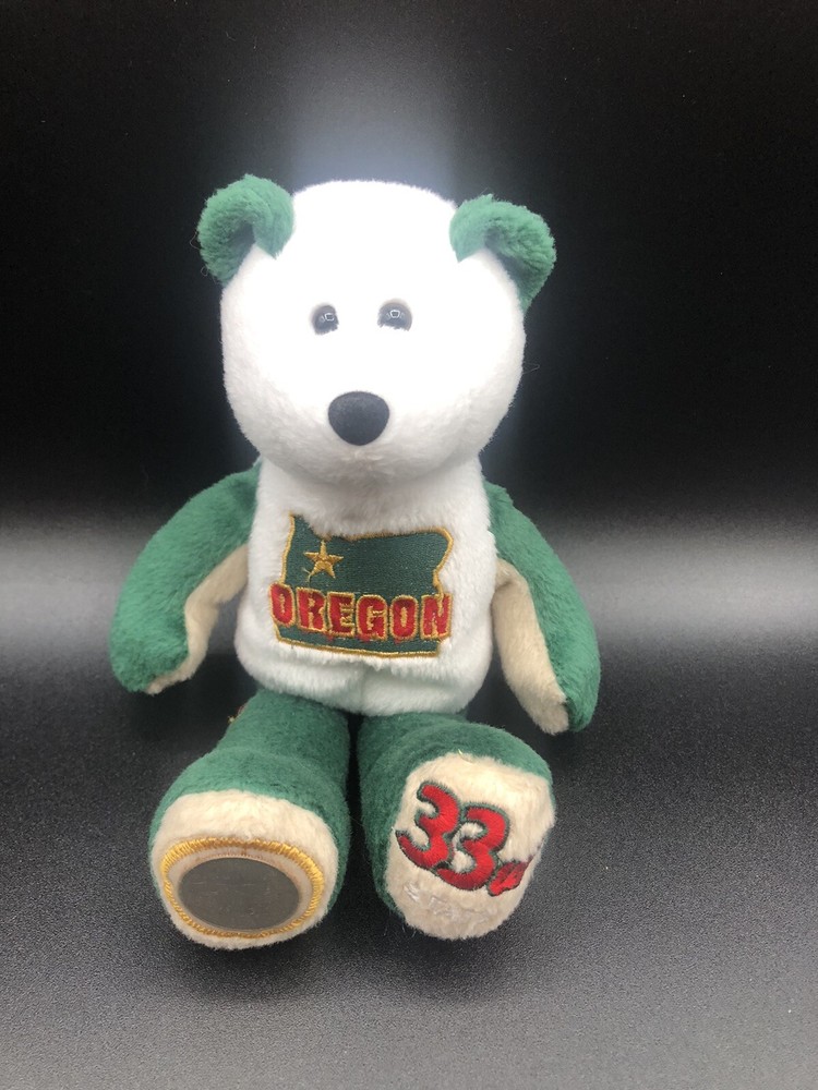 Limited Treasures State Quarters Coin Teddy Bear Oregon #33